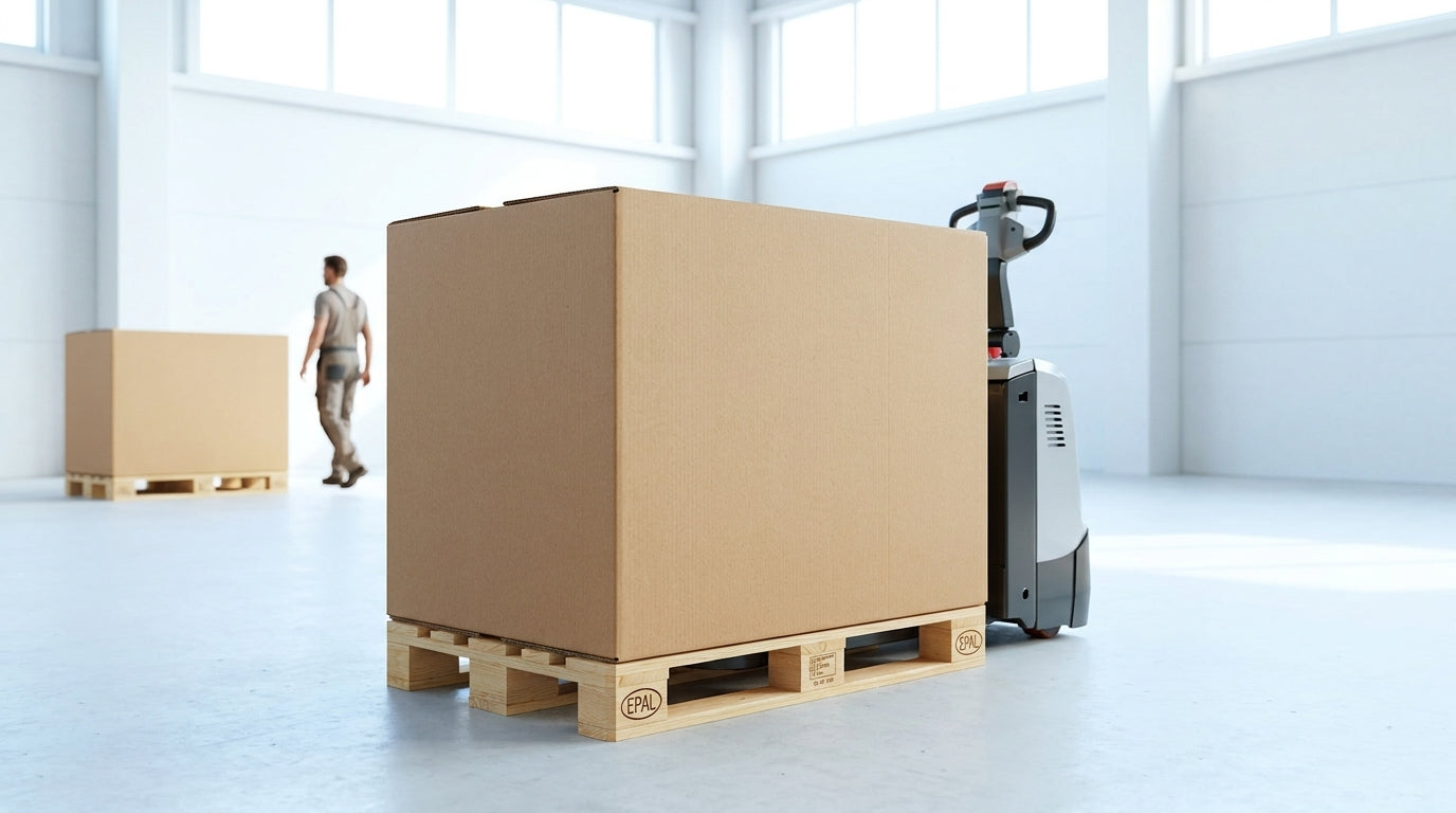 Karton für die Europalette: robust verpackt, sicher transportiert