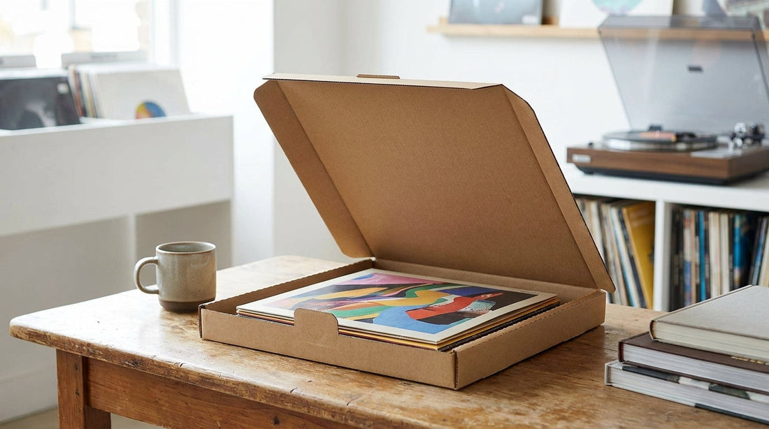 Schallplatten Versandkarton — deine Vinyl-Sammlung sicher verschicken
