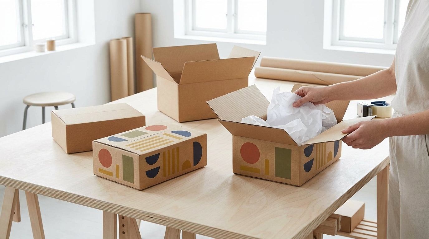 Versandkarton bedrucken: deine Marke reist mit