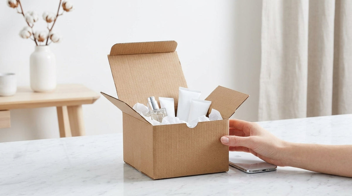 Versandkarton für Kosmetik: Schutz und Unboxing-Erlebnis in einem