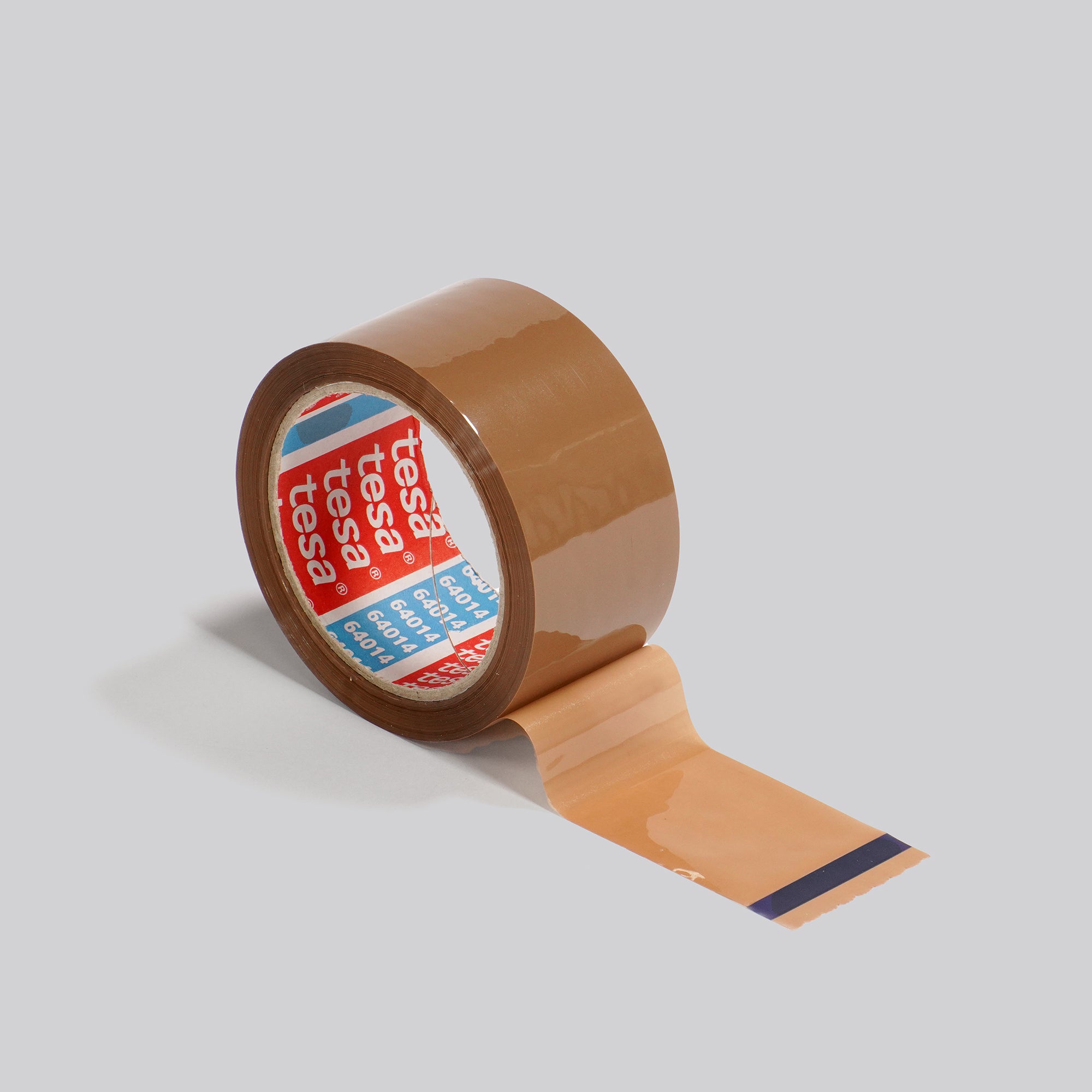 Tesa Klebeband PVC 4124 Braun (Premium) 50 mm x 66 lfm (1 Rolle) Packando