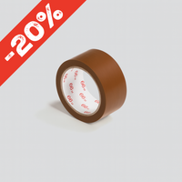 Klebeband PVC Braun (Standard) 50 mm x 66 lfm