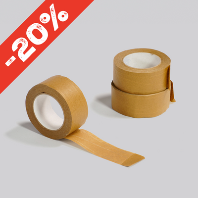 Papier-Klebeband Braun (fadenverstärkt) 50 mm x 50 lfm Packando