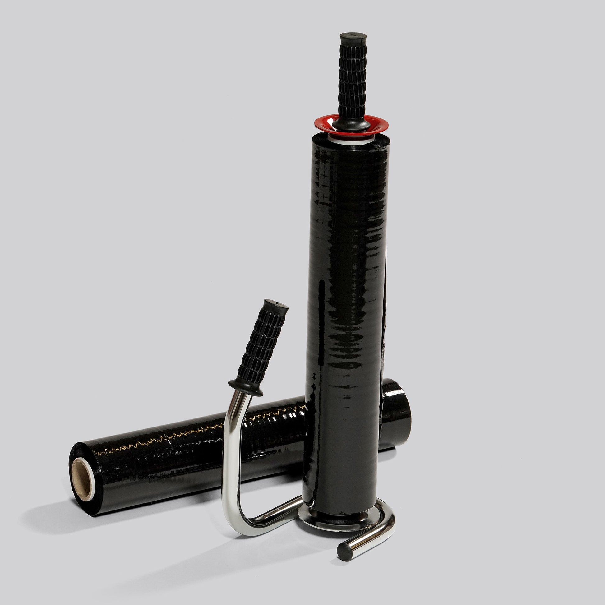 Handstretchfolie Schwarz 500 mm x 260 lfdm 20 my (1 Rolle) Packando