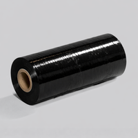 Maschinenstretchfolie Schwarz 500 mm x 1565 lfdm 23 my Packando