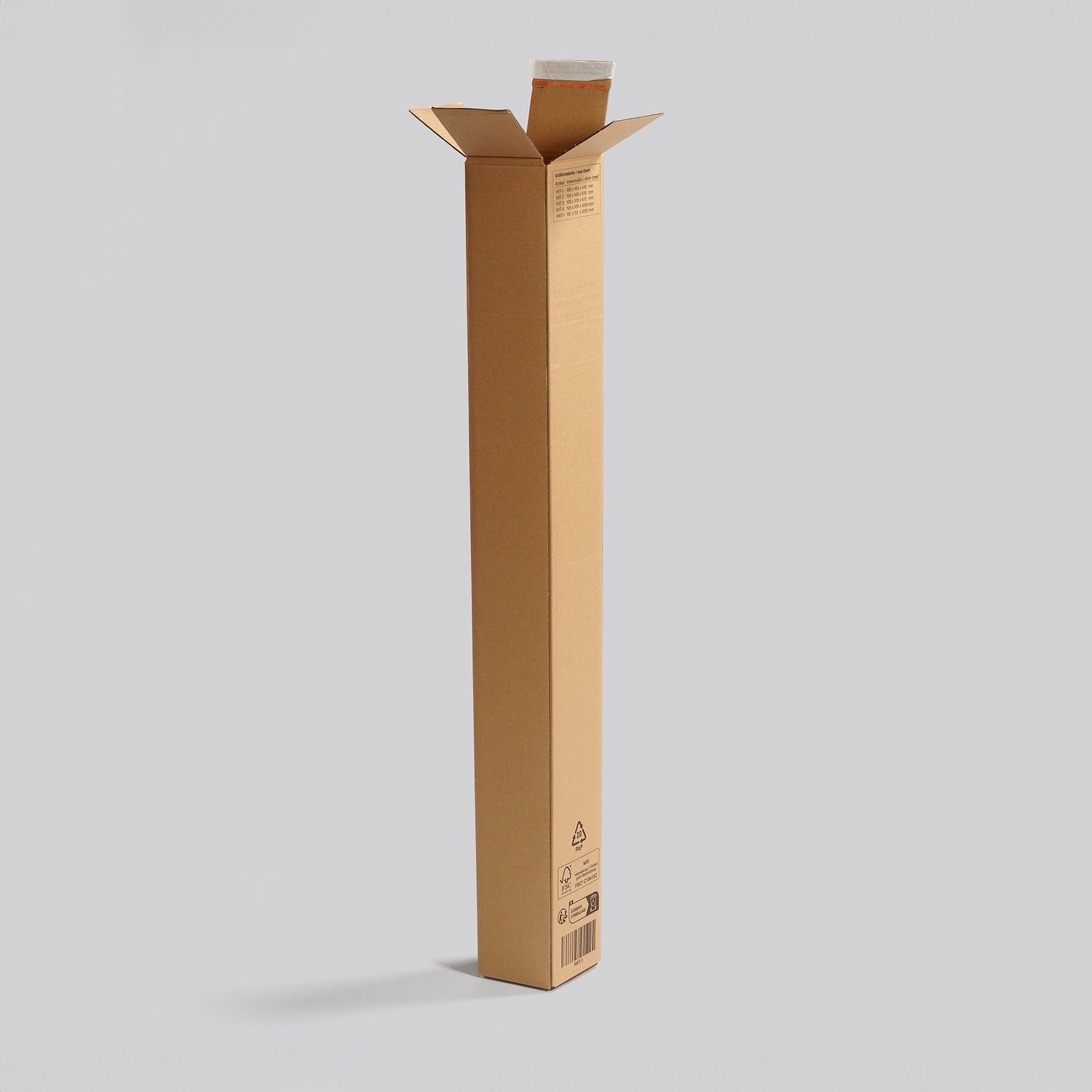 Versandhülse Hat 112 x 112 x 1050 mm