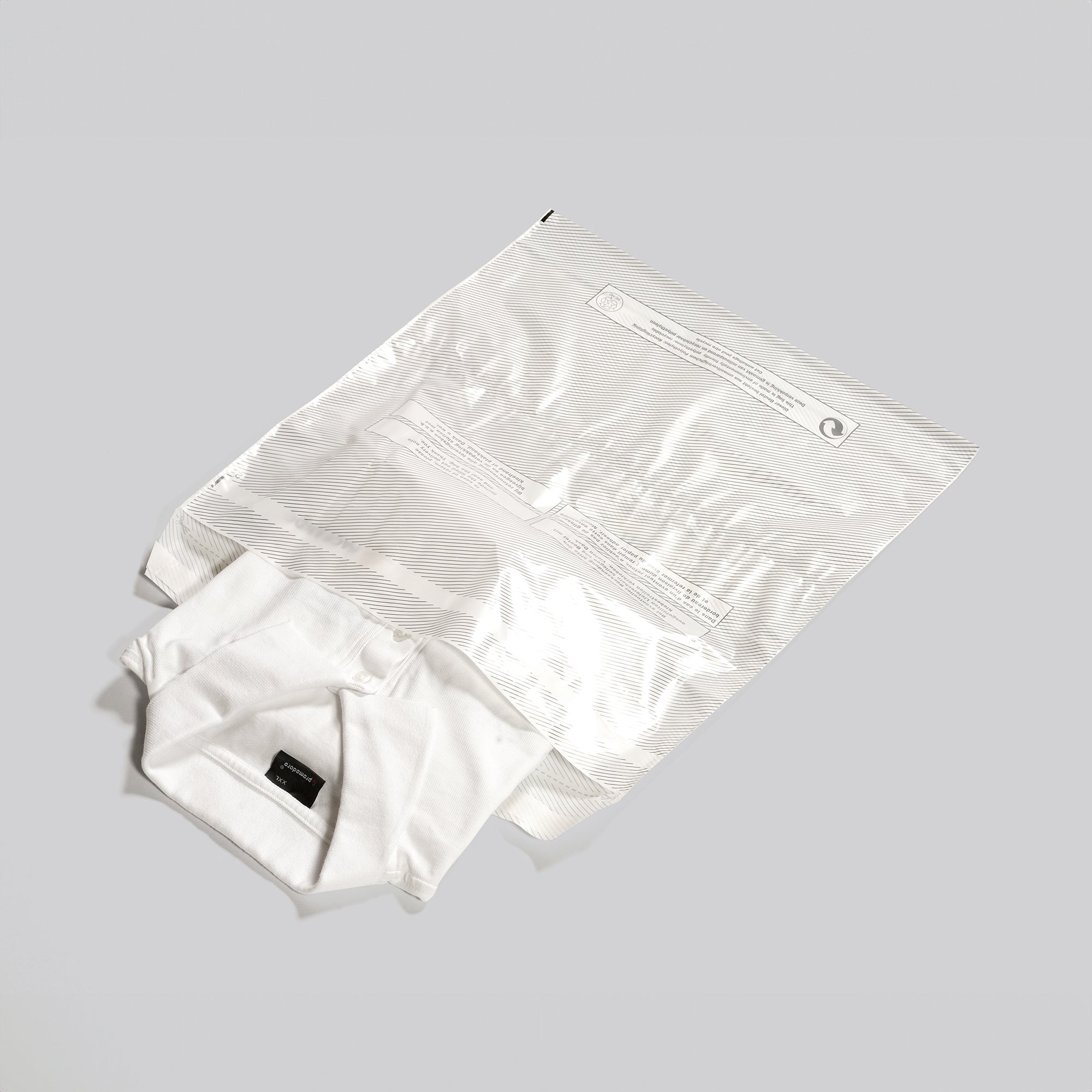 Folien-Versandbeutel mit Aufdruck: Vielen Dank 390 x 430 mm Packando