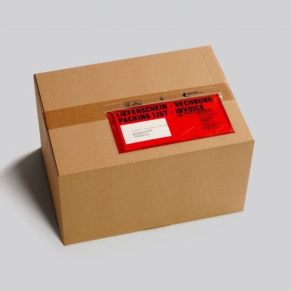 Dokumententaschen (DIN lang) mit Aufdruck 235 x 135 mm (1.000 Stück) Packando