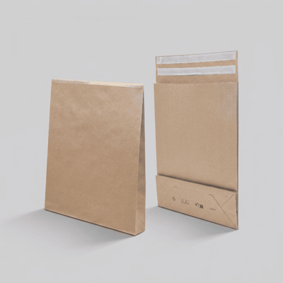 Papier-Versandtasche wiederverschließbar 450 x 350 x 120 mm (200 St.) Packando