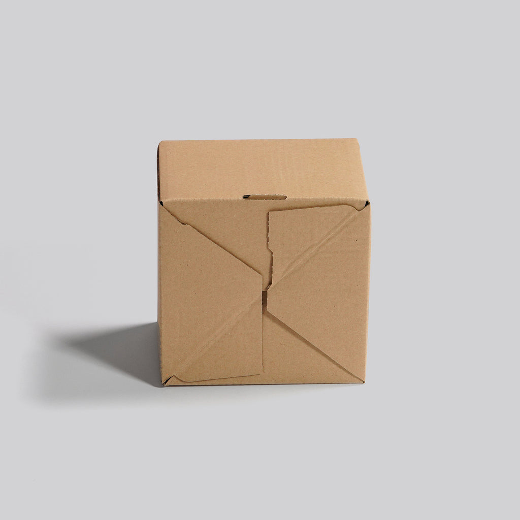 brauner Blitzboden-Karton PackSpeedy ca. 185 x 185 x 130 mm