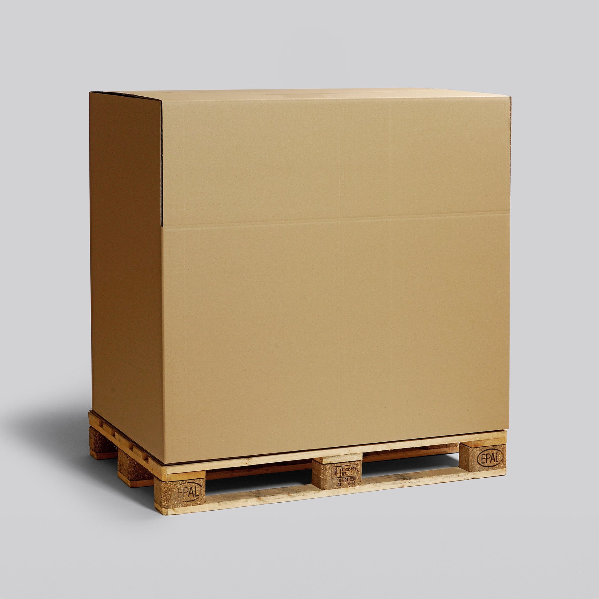 Palettenkarton verschließbar 1m³ 1180 x 780 x 1070 mm (2-wellig) Packando