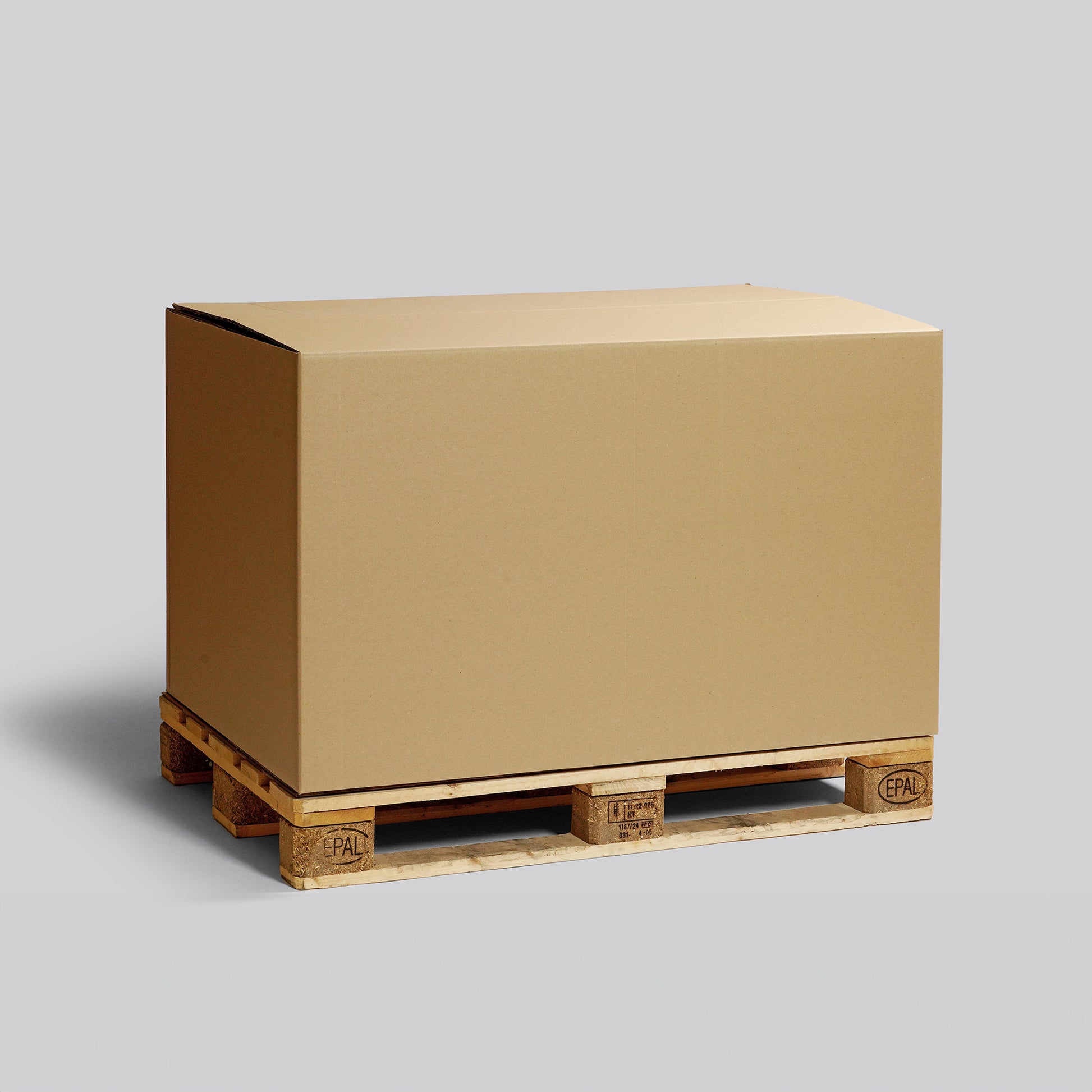 Palettenkarton verschließbar 1m³ 1180 x 780 x 1070 mm (2-wellig) Packando