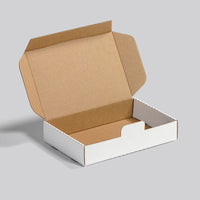 weißer Falt-Versandkarton A5 225 x 154 x 43 mm