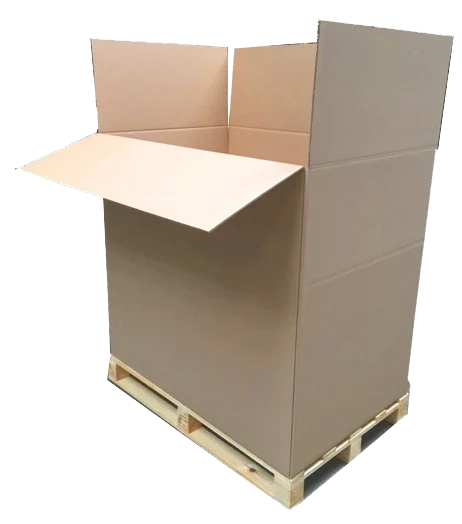 Palettenkarton verschließbar 1m³ 1180 x 780 x 1070 mm (2-wellig)